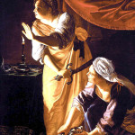 Artemisia Gentileschi. Giuditta e la sua serva con la testa di Oloferne, 1623-25