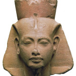 Testa di Tutankhamen. 1336-1327 a.c.