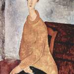 Amedeo_Modigliani_Jeanne Hébuterne-in-maglione