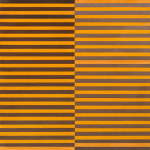 DADAMAINO-Ricerca-del-colore-nero-su-arancio-1966-68.-Tempera-su-carta-poggiata-su-tela-cm-20×20.