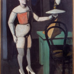 Mario Sironi. La lampada, 1919, olio su carta applicata su tela, cm. 96 x 78. Pinacoteca di Brera, Milano