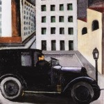 Mario Sironi. Paesaggio urbano con taxi, 1920