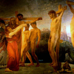 Max klinger. Crocifissione di Cristo, 1890, olio su tela