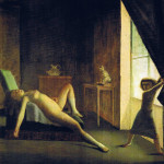 Balthus. The room, 1952 (detail) – 1954. Oil on canvas, cm. 270.5 X 335. Private collection © Balthus © Mondadori Portfolio / Bridgeman Images