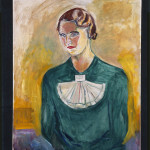 Edvard Munch.  Annie Stenersen, 1934, olio su tela, cm 80,30 x 65,30