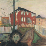 Edvard Munch. Vite vergine rossa 1899-1900. Olio su tela, cm.119,5X121