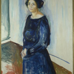 Edvard Munch. Inger Barth, 1921, Olio su tela, cm.130 x 100