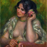 Auguste Renoir. Gabriella con la rosa 1911, olio su tela