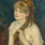 Auguste Renoir. Giovane donna che si pettina, 1876, olio su tela