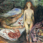 Edvard Munch. Morte di Marat, 1907