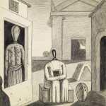 Pomeriggio inquietante, 1972, cm. 59.5 x 50