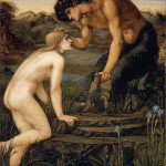 Edward Burne Jones – Pan e Psiche – 1872-74 – Collezione privata