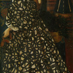 Edward Burne‐Jones, Sidonia von Bork 1560, 1860, Acquerello e guazzo su carta, cm 34,1 x 17,8