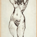 Nudo con le braccia alzate (1906 -1907)