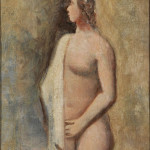 Carlo Carrà. Nudino o Bagnante, 1945