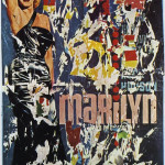 Marilyn-1963_décollage-su-tela_cm-188×134_collezione-privata