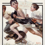 Norman Rockwell. No swimming, 1921