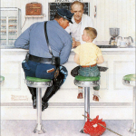 Norman Rockwell. Runaway, 1958