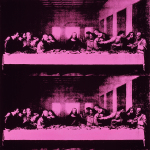 Andy Warhol. The Last Supper, acrilico su tela, cm. 100 x 100. Collezione Credito Valtellinese