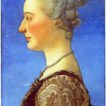 Piero-del-Pollaiolo-Ritratto-di-giovane-donna-1480-circa-tempera-e-olio-su-tavola-cm-515-x-348-©Firenze-Galleria-degli-Uffizi