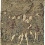 Su-disegno-di-Antonio-del-Pollaiolo-Arresto-del-Battista-dai-Ricami-per-il-parato-di-San-Giovanni-1466-1487-ricamo-in-seta-e-filo-doro-mm-312-x-227-©Firenze-Museo-dell’Opera-di-Santa-Maria-del-Fiore