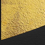 Alberto Burri. Oro e Nero, particolare, 1983