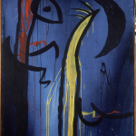 Joan Miró. Senza titolo, 1974 circa, acrilico su tela,  cm. 162,5 x 130,5. Fundació Pilar i Joan Miró a Mallorca © Successione Miró by SIAE 2014 Foto: © Joan Ramon Bonet & David Bonett