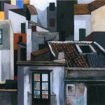 Renato Guttuso. Houses in Palermo, 1976