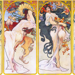 Alfons Mucha – Four seasons – 1895